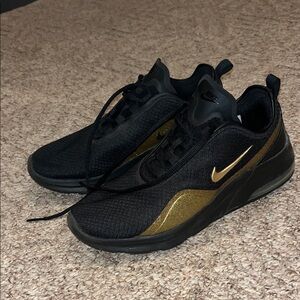Nike Women’s Black and Gold Athletic Sneakers